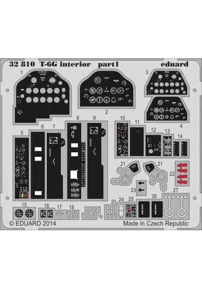 Eduard 32810 1/32 Ölçek, T-6g Interior S.a. For Kitty Haw
