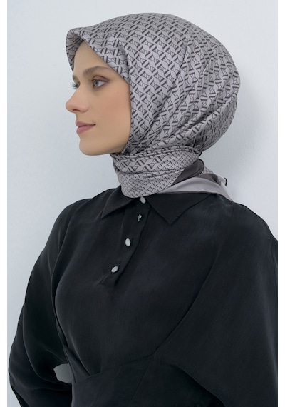 Armine Saf İpek Sura Eşarp-2026 İlkbahar-yaz- 950200d Gri