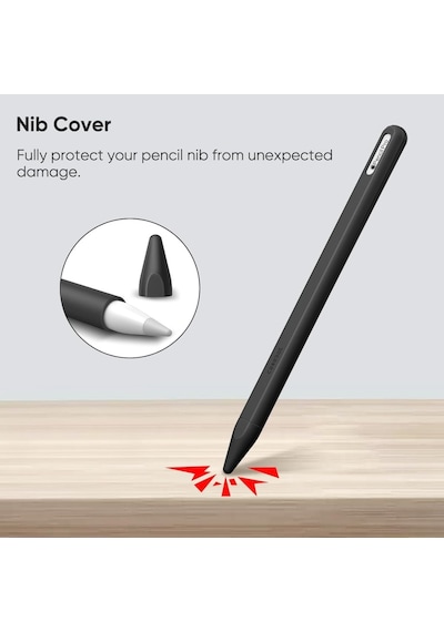 Pencil Pro & Pencil 2. Nesil İçin Uyumlu Koruyucu Esnek Silikon Kılıf Kalem Değildir