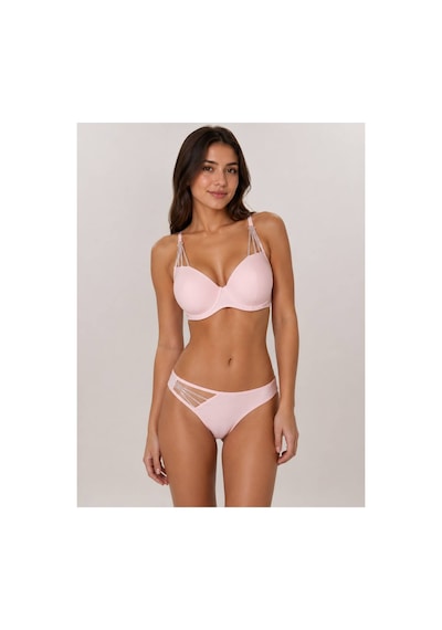 Pijamask Kadın Destekli Balenli Sütyen Ve Bikini Külot Takımı İnce Askılı Şık İç Giyim Seti 80349t Pudra Pijamask Kadın Destekli Balenli Sütyen Ve Bikini Külot Takımı İnce Askılı Şık İç Giyim Seti 80349t Pudra