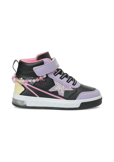 Kinetix Toner Hı P Siyah Kız Çocuk High Sneaker Siyah-lıla
