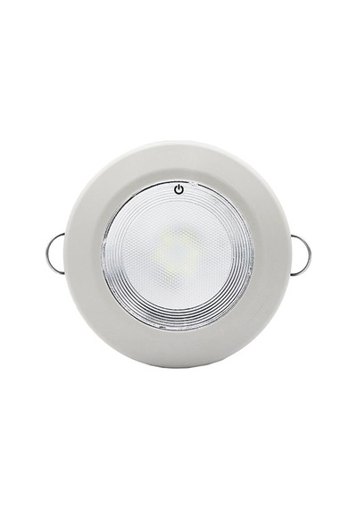 Led Spot Lamba 12v Beyaz Işık 6500k Gece Modu Mavi Led 75mm. Çap Sspeb.12wb-cd Sanel