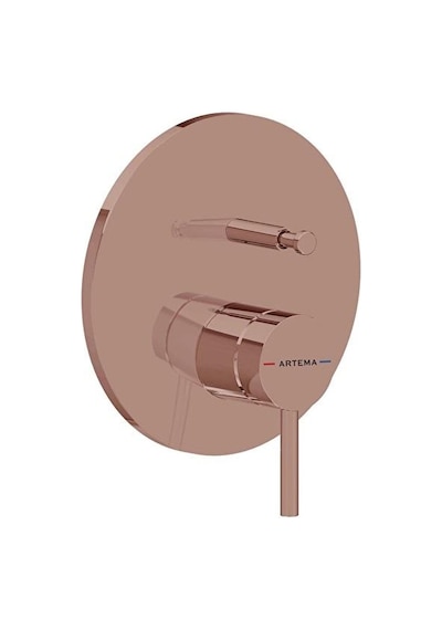 Artema Minimax Round Ank Mek Banyo Bat,minibox,s.bakır A4362029 Ankastre Banyo Bataryası Soft Bakır Çok Renkli