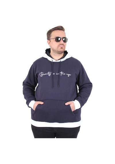 Moc Grande Mocgrande Büyük Beden Kapüşonlu 3ip Sweat Beauty 25714 Lacıvert Lacivert