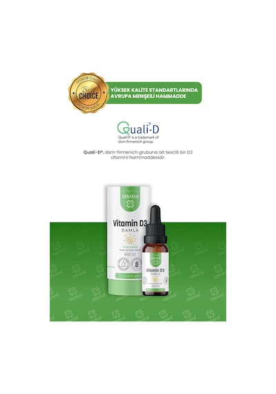 Erbatab D3 Kıds 20 Ml