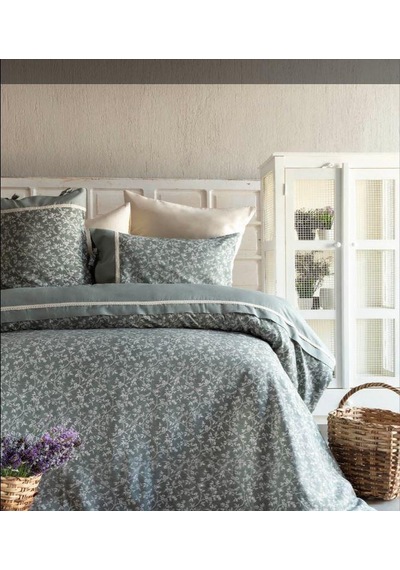 Apricitas Home Çift Kişilik Krep Nevresim Takımı Galvin Olive Ap53t20211657 Koyu Yeşil