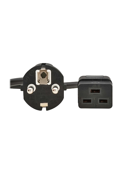 2 Metre 3x1.5mm² C19 To Schuko Güç Kablosu Iec Uzatma Power Kablosu