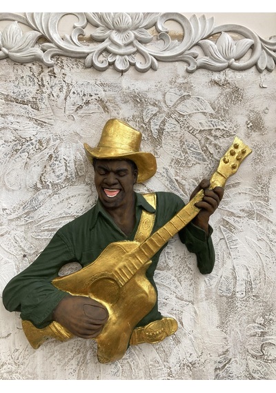 Gitar Çalan Adam Müzisyen, Haki