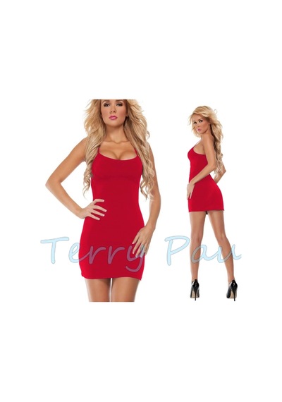 Naam B100865 Kırmızı Askılı Elbise Çok renkli
