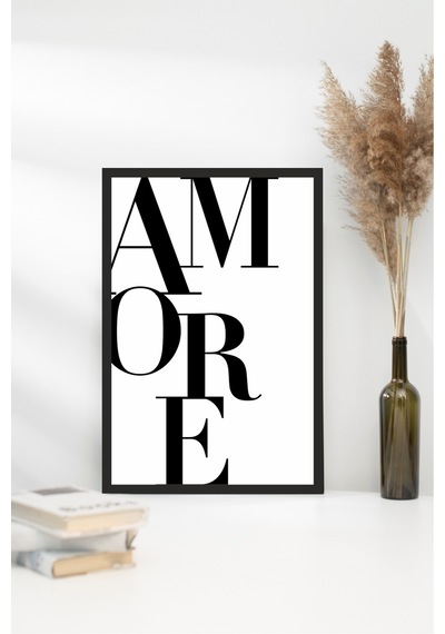 Home Yazılı Ahşap Mdf Çerçeve Görünümlü Mdf Tablo Çok Renkli - 713604748 Çok Renkli