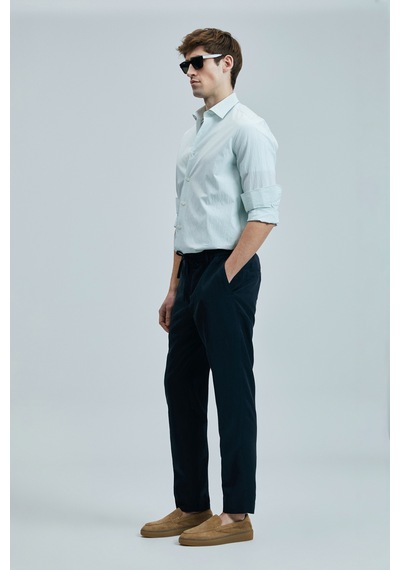 Lufian Charles Erkek Basic Gömlek Regular Fit Yeşil Yeşil 111010638100600 Yeşil
