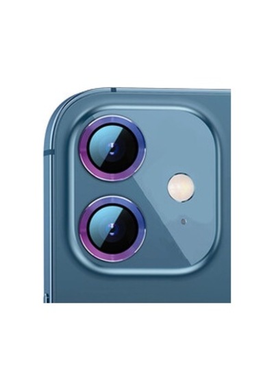 Lexroo İphone 12 Mini Kamera Lens Koruyucu - Colorful 48902082