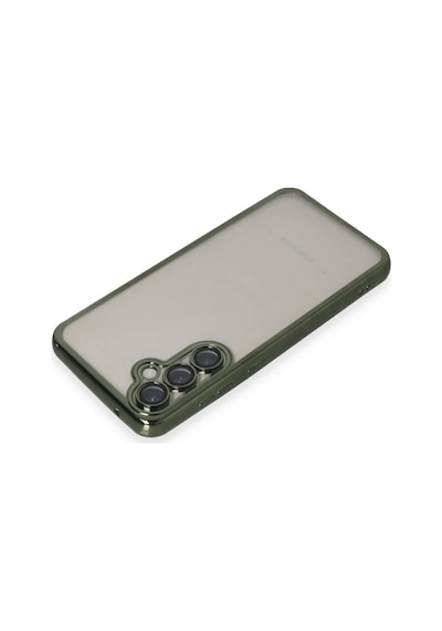 Samsung Uyumlu Galaxy S23 Fe Kılıf Razer Lensli Silikon - Yeşil 0.2M-Çok Renkli