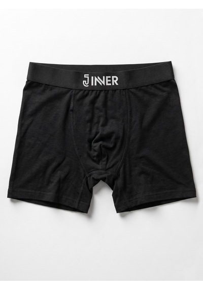 Just Inner Erkek Modal Boxer Logo Lastikli Ekstra Konforlu Kalıp 135009 Siyah