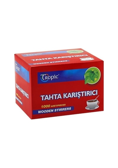 Tropic Tahta Ahşap Karıştırıcı Çay Kaşığı 1000 Adet Tropic Tahta Ahşap Karıştırıcı Çay Kaşığı 1000 Adet