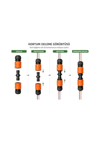 Md-313 Otomatik Hortum Bağlantı Aparatı 3 Parça