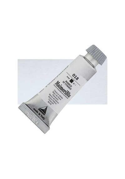 Maimeri Blu Tüp Sulu Boya 12 Ml S1 No 018 Titanium White