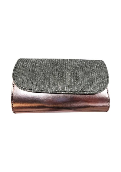 Names Bag Names Parlak Taşlı Simli Abiye Çanta - Zincir Askılı Gece Portföy Club Çanta - Portföy Clutch - Gece Çantası Metalik Metalik