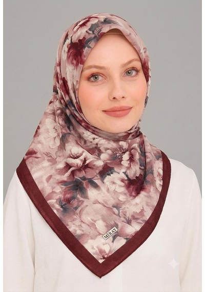 Miray Nevada Büyük Boy Organik Pamuk Eşarp - 120 X 120 - 06580 Açık Yeşil-07
