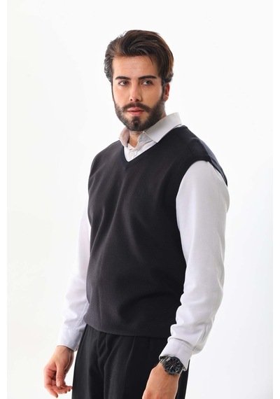 Pelikan Erkek V Yaka Süveter 9617 Lacivert