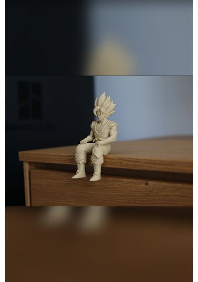 Zeroxo Oturan Savaşçı Figürü Dekoratif Biblo 4x8 Cm