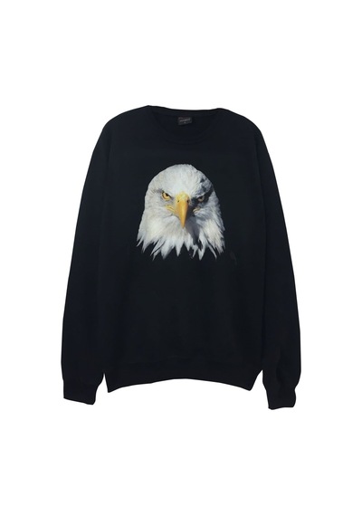 Kartal Baskılı Sweatshirt