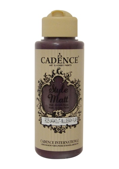 Style Matt Akrilik Boya 120ml 9025 Karadut 9025 Karadut