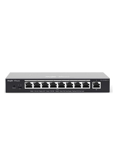 Ruijie Reyee 9 Port Rg-es209gc-p 10/100/1000 Yönetilebilir 8x Poe Poe+ Switch 120w