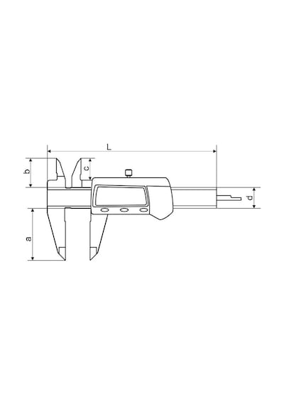 Fett 0-150mm Pld Metalik Tip Dijital Kumpas