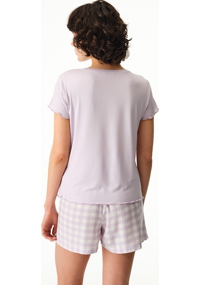 Penti Lila Sweet Day Tişört Pijama Üstü