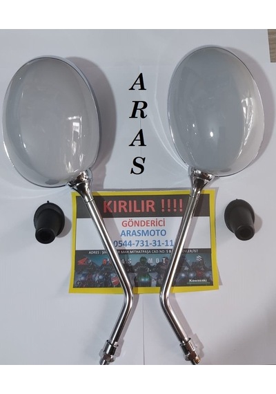 Araro Cappucino 125 Cc - 50 Cc Ayna Takımı Gri Renk Nardo Gri -