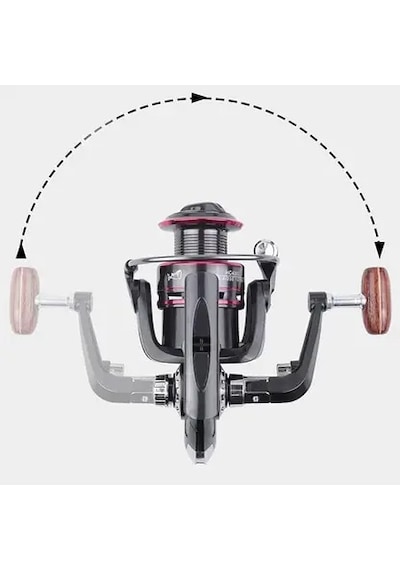 Hpy Hb1000 Spinning Reel Çift Makara / 5.2:1 Dişli Oranı / Hafif Alüminyum / Tatlı Tuzlu Su / Reel S