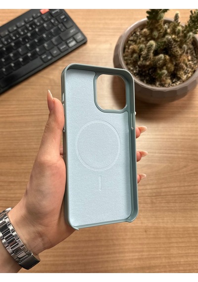 Apple Uyumlu iPhone 14 Pro Max Animasyonlu Stylus Silikon Kılıf Yeşil