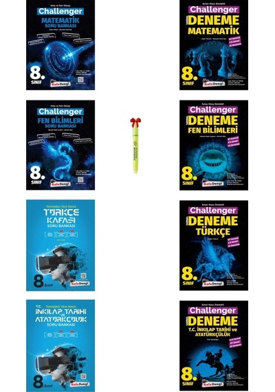 Lgs 8.Sınıf Challenger Soru Bankası Ve Deneme Full Set (8 Kitap)