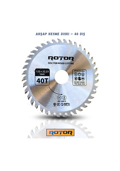 6'li Disk Seti 125x22,23 Metal+seramik+ahşap Set 6 Parça