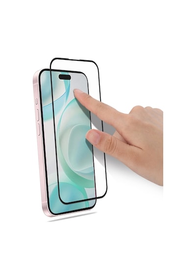 Apple Uyumlu   iPhone 16 Pro Max İle Ekranı Tam Kaplayan Eks Temperli Kırılmaz Cam Ekran Koruyucu