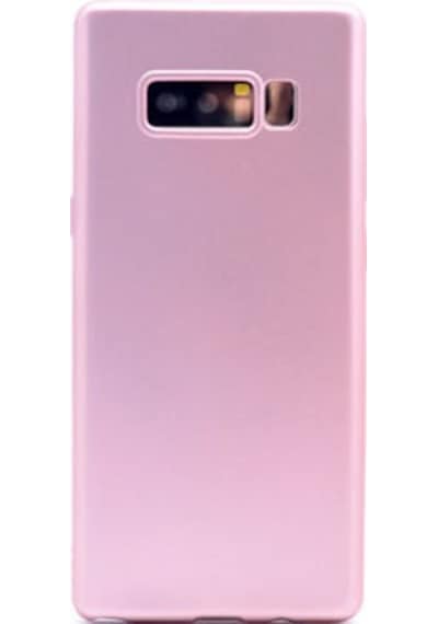 Samsung Galaxy Uyumlu Note 8 Kılıf Esnek Yapılı İnce Slim Silikon Kapak Ryc/premier Rose