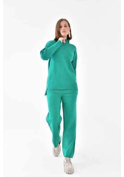 Ftz Women Saç Örgülü İkili Takım Benetton 20618-benetton Yeşil