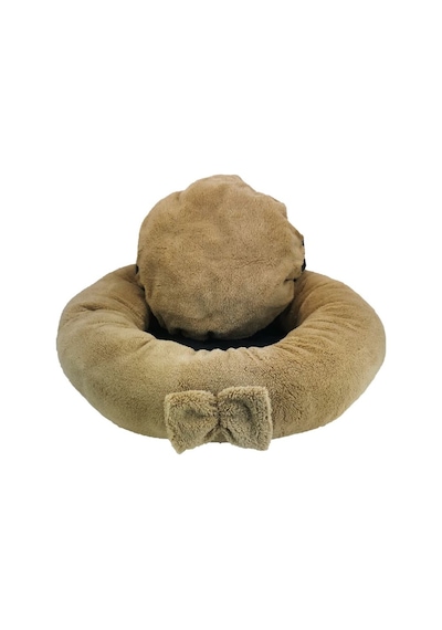 Peluş Simit Kedi Yatağı 50 x 50 x 12 CM