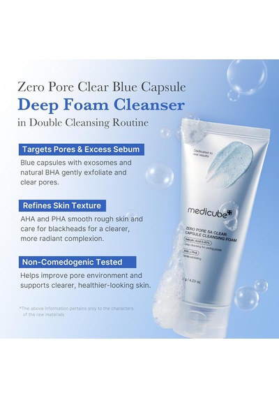 Medicube - Zero Pore Clear Capsule Cleansing Foam