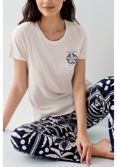 Arnetta Kadın Krem Pijama Takım Ar3565-s-v2 Krem