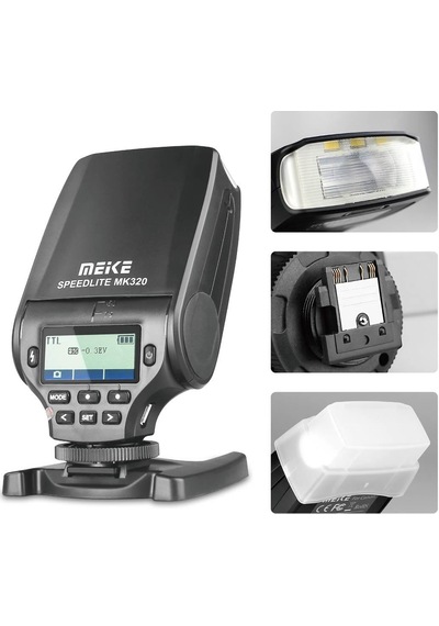 Meike MK320S Sony Uyumlu TTL Speedlite Flaş