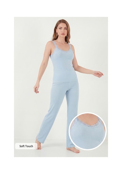 Lela Bayan Pijama Takımı 65770822 Mavi