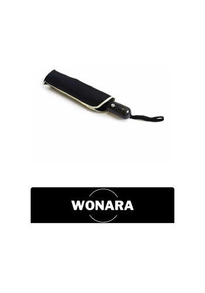 Wonara Otomatikşemsiye Erkek Full Otomatik Şemsiye 8 Telli Katlanır Siyah Kılıflı Bilek Askılı Butonlu Sağ Çok Renkli