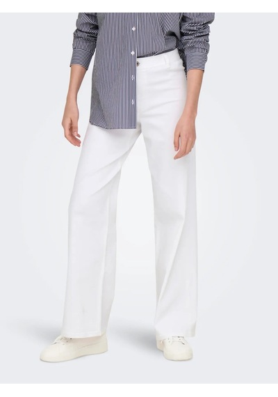 Jdy Jdyiris Hw Wide Kadın Pantolon 15341269 Beyaz