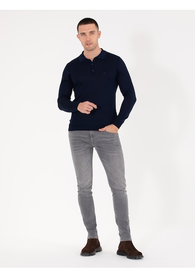 Pierre Cardin Erkek Lacivert Triko Kazak 50257322-vr033 Lacivert