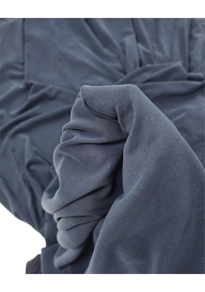 Taşlanmış Lacivert Renkte Yumuşak Esnek Dökümlü Jarse Kumaş Elbiselik & Bluzluk 170x225cm-12624