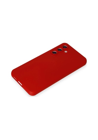 Samsung Uyumlu Galaxy S23 Fe Kılıf Nano İçi Kadife Silikon Kırmızı\