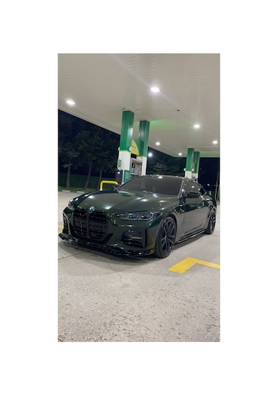 Bmw 4 Serisi G22 Yan Marşpiyel Gövde Eki Seti Sağ-sol Parlak Si Yah Pi Ano Black
