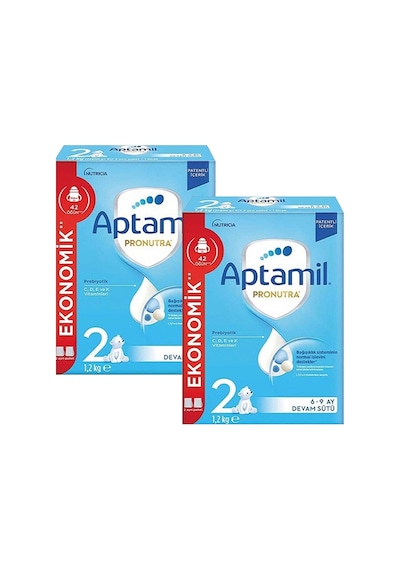 Aptamil 2 Devam Sütü 1200 gr 2 Adet Aptamil 2 Devam Sütü 1200 gr 2 Adet